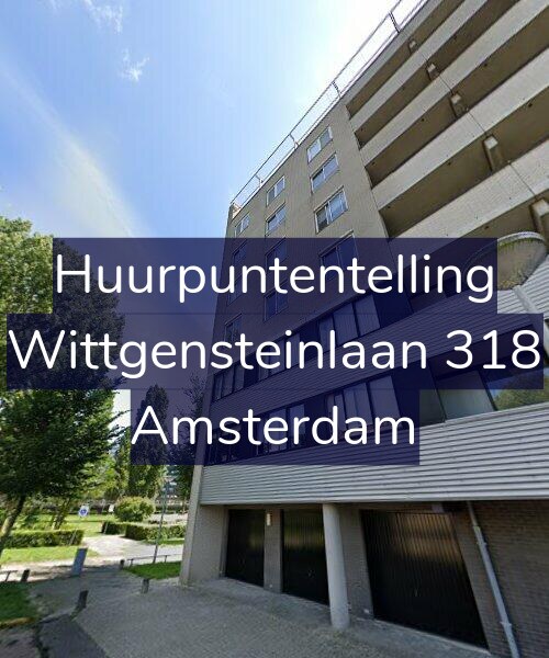 Foto gevel Huurpuntentelling voor Wittgensteinlaan 318, Amsterdam