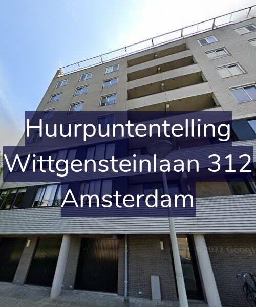 Foto gevel Huurpuntentelling voor Wittgensteinlaan 312, Amsterdam