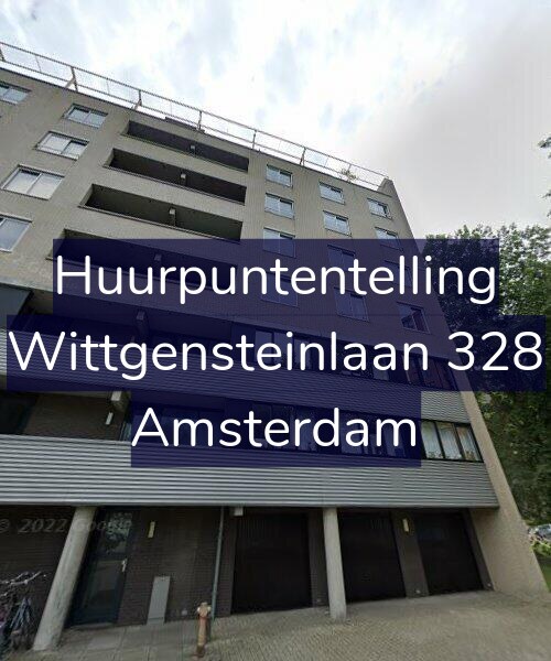 Foto gevel Huurpuntentelling voor Wittgensteinlaan 328, Amsterdam