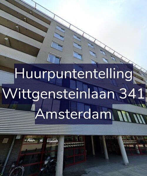 Foto gevel Huurpuntentelling voor Wittgensteinlaan 341, Amsterdam