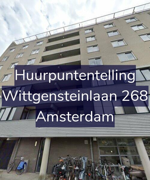 Foto gevel Huurpuntentelling voor Wittgensteinlaan 268, Amsterdam