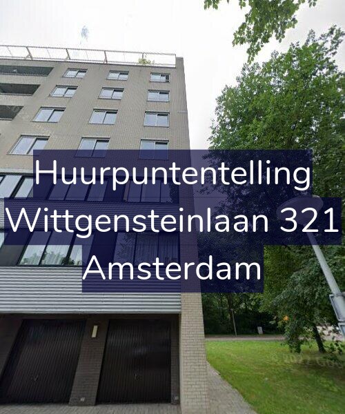 Foto gevel Huurpuntentelling voor Wittgensteinlaan 321, Amsterdam