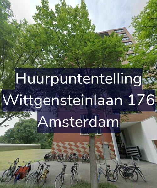 Foto gevel Huurpuntentelling voor Wittgensteinlaan 176, Amsterdam