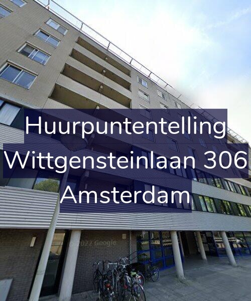 Foto gevel Huurpuntentelling voor Wittgensteinlaan 306, Amsterdam