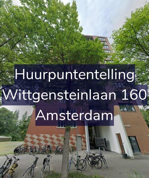 Foto gevel Huurpuntentelling voor Wittgensteinlaan 160, Amsterdam