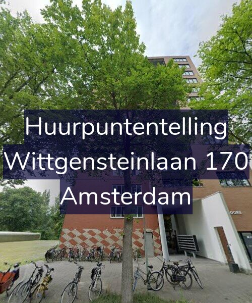 Foto gevel Huurpuntentelling voor Wittgensteinlaan 170, Amsterdam