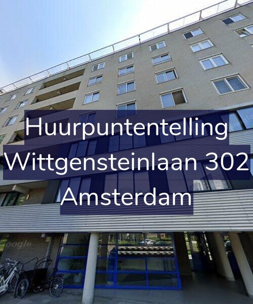 Foto gevel Huurpuntentelling voor Wittgensteinlaan 302, Amsterdam