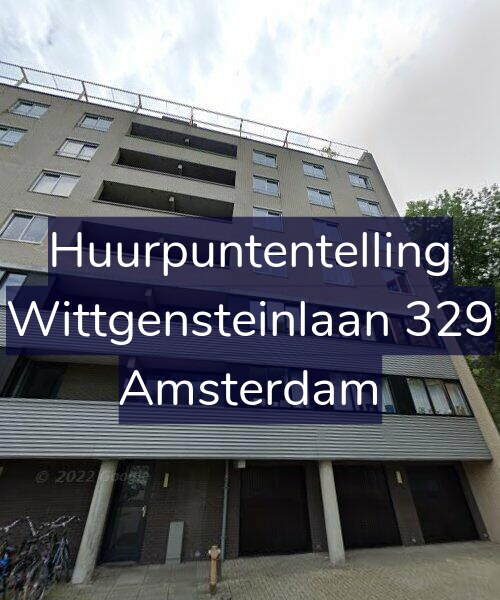 Foto gevel Huurpuntentelling voor Wittgensteinlaan 329, Amsterdam