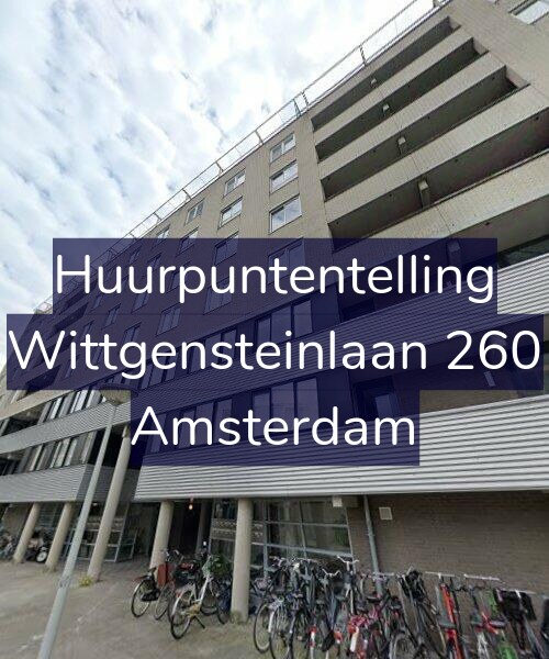 Foto gevel Huurpuntentelling voor Wittgensteinlaan 260, Amsterdam