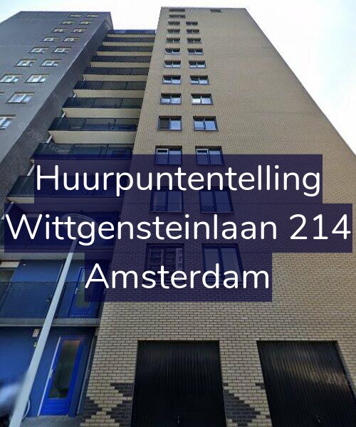 Foto gevel Huurpuntentelling voor Wittgensteinlaan 214, Amsterdam