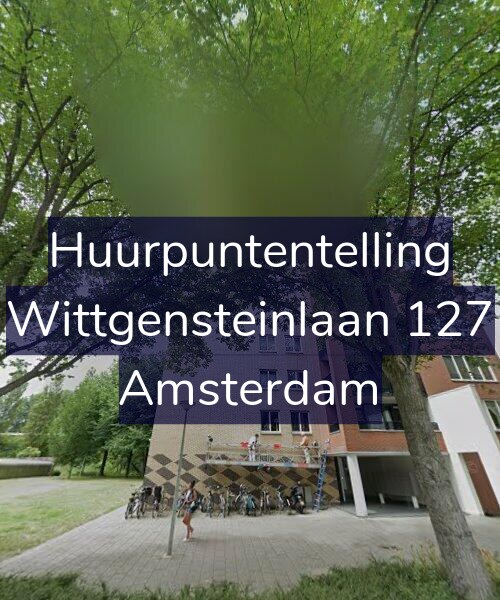 Foto gevel Huurpuntentelling voor Wittgensteinlaan 127, Amsterdam