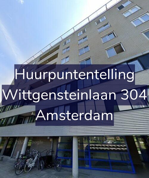 Foto gevel Huurpuntentelling voor Wittgensteinlaan 304, Amsterdam