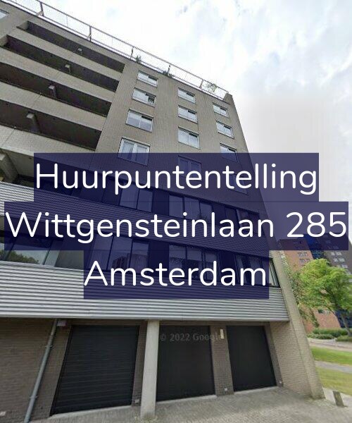 Foto gevel Huurpuntentelling voor Wittgensteinlaan 285, Amsterdam