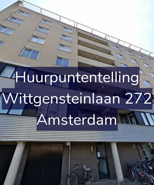 Foto gevel Huurpuntentelling voor Wittgensteinlaan 272, Amsterdam