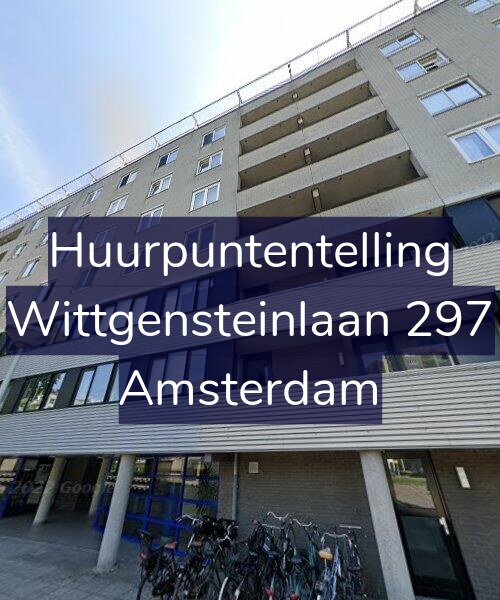 Foto gevel Huurpuntentelling voor Wittgensteinlaan 297, Amsterdam