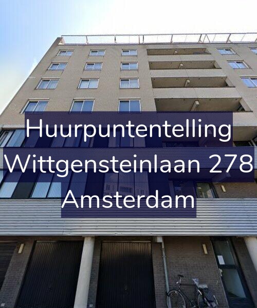 Foto gevel Huurpuntentelling voor Wittgensteinlaan 278, Amsterdam