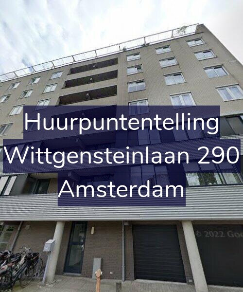 Foto gevel Huurpuntentelling voor Wittgensteinlaan 290, Amsterdam