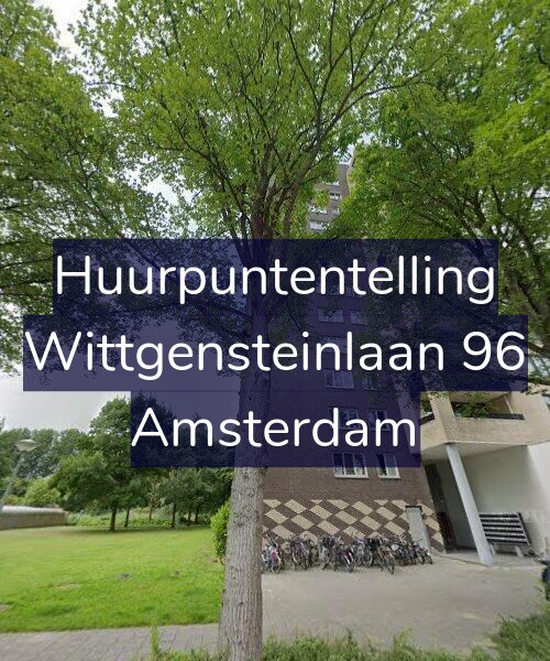Foto gevel Huurpuntentelling voor Wittgensteinlaan 96, Amsterdam