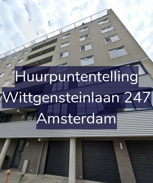 Foto gevel Huurpuntentelling voor Wittgensteinlaan 247, Amsterdam