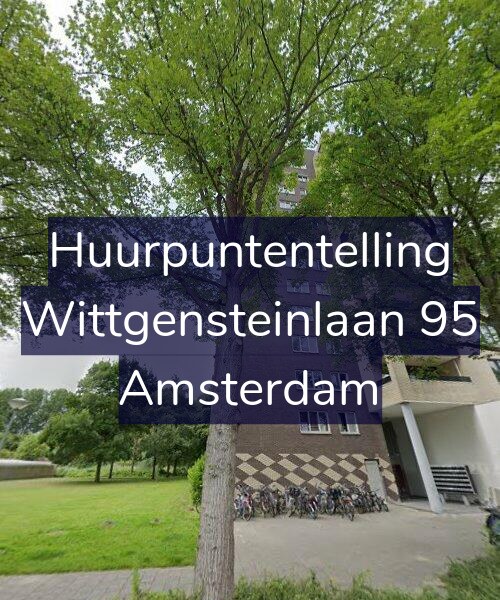 Foto gevel Huurpuntentelling voor Wittgensteinlaan 95, Amsterdam