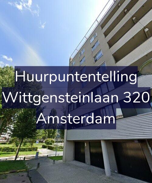 Foto gevel Huurpuntentelling voor Wittgensteinlaan 320, Amsterdam