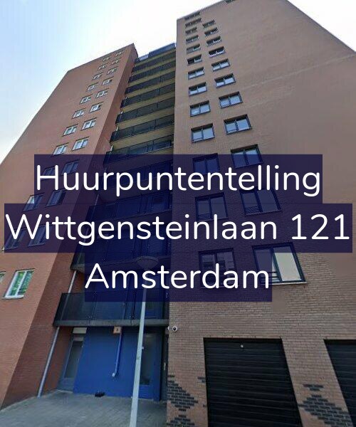 Foto gevel Huurpuntentelling voor Wittgensteinlaan 121, Amsterdam