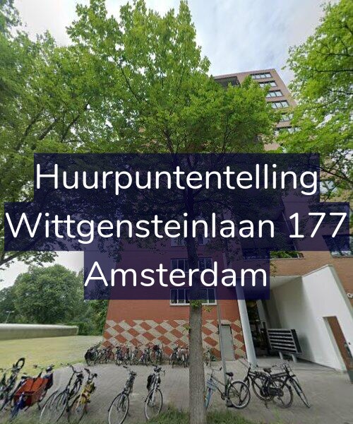 Foto gevel Huurpuntentelling voor Wittgensteinlaan 177, Amsterdam