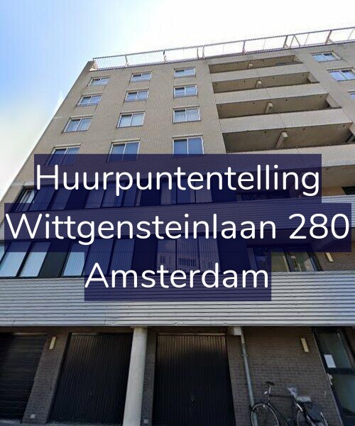 Foto gevel Huurpuntentelling voor Wittgensteinlaan 280, Amsterdam