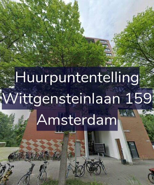 Foto gevel Huurpuntentelling voor Wittgensteinlaan 159, Amsterdam
