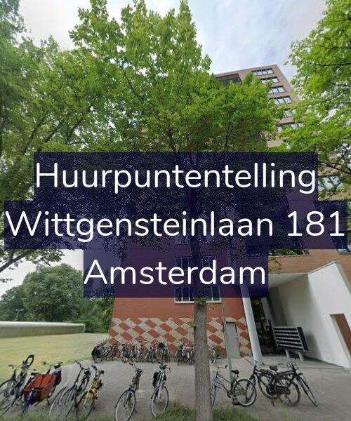 Foto gevel Huurpuntentelling voor Wittgensteinlaan 181, Amsterdam