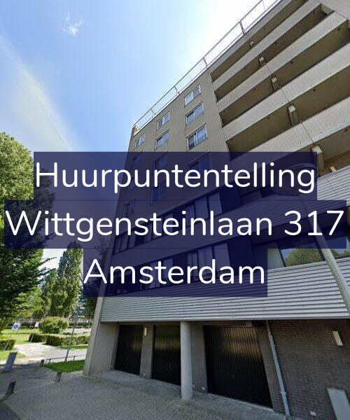 Foto gevel Huurpuntentelling voor Wittgensteinlaan 317, Amsterdam