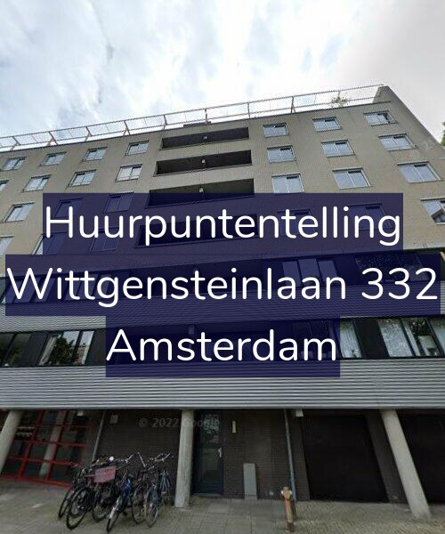 Foto gevel Huurpuntentelling voor Wittgensteinlaan 332, Amsterdam