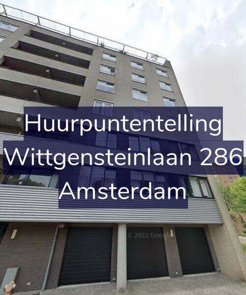 Foto gevel Huurpuntentelling voor Wittgensteinlaan 286, Amsterdam