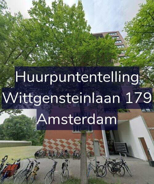 Foto gevel Huurpuntentelling voor Wittgensteinlaan 179, Amsterdam