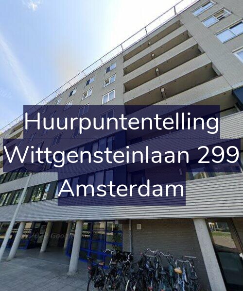Foto gevel Huurpuntentelling voor Wittgensteinlaan 299, Amsterdam