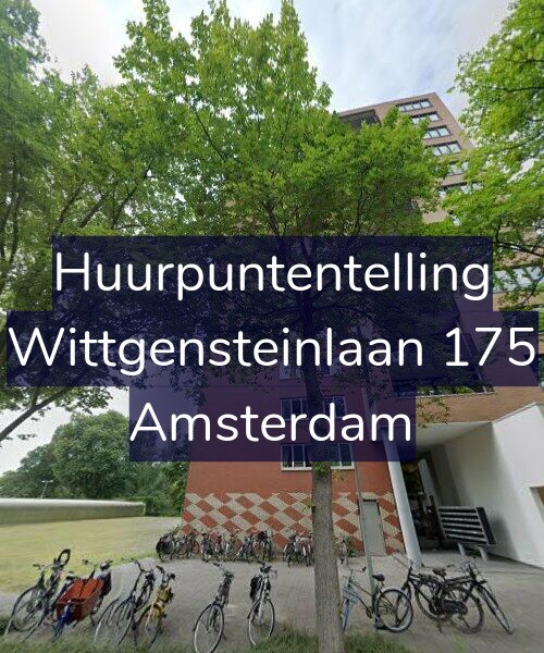 Foto gevel Huurpuntentelling voor Wittgensteinlaan 175, Amsterdam