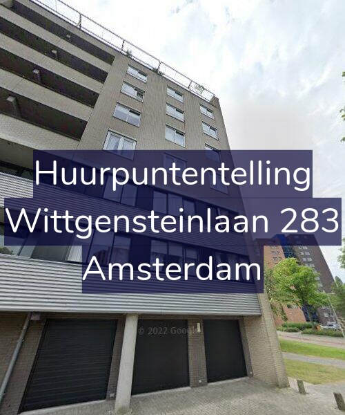 Foto gevel Huurpuntentelling voor Wittgensteinlaan 283, Amsterdam