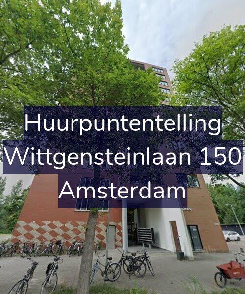 Foto gevel Huurpuntentelling voor Wittgensteinlaan 150, Amsterdam