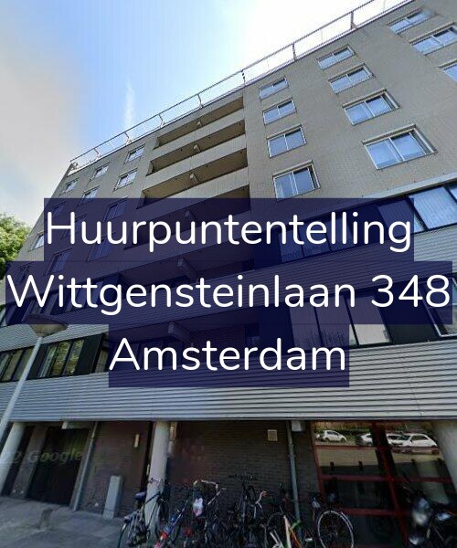 Foto gevel Huurpuntentelling voor Wittgensteinlaan 348, Amsterdam