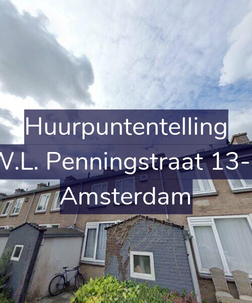 Foto gevel Huurpuntentelling voor W.L. Penningstraat 13-1, Amsterdam