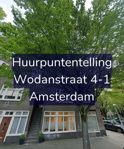 Foto gevel Huurpuntentelling voor Wodanstraat 4-1, Amsterdam