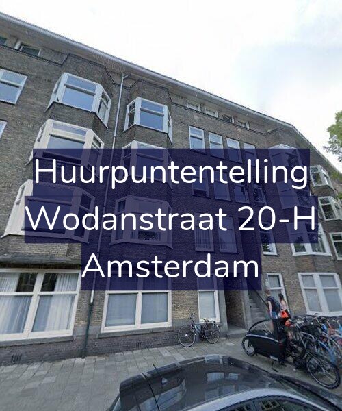 Foto gevel Huurpuntentelling voor Wodanstraat 20-H, Amsterdam