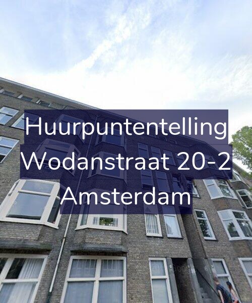 Foto gevel Huurpuntentelling voor Wodanstraat 20-2, Amsterdam