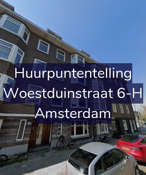 Foto gevel Huurpuntentelling voor Woestduinstraat 6-H, Amsterdam