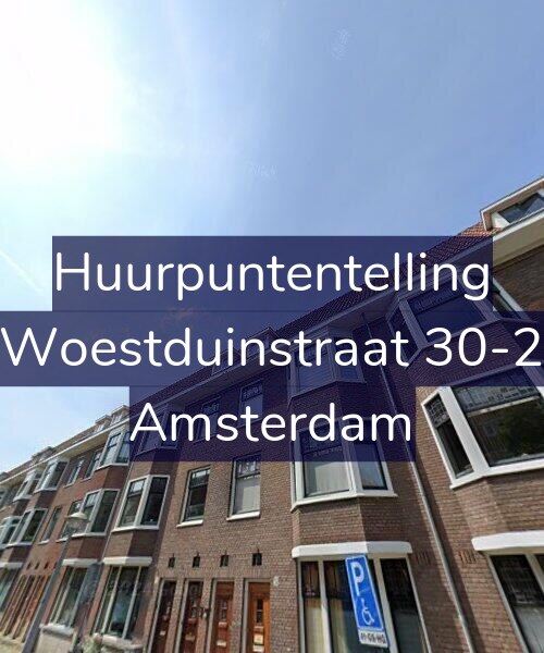 Foto gevel Huurpuntentelling voor Woestduinstraat 30-2, Amsterdam