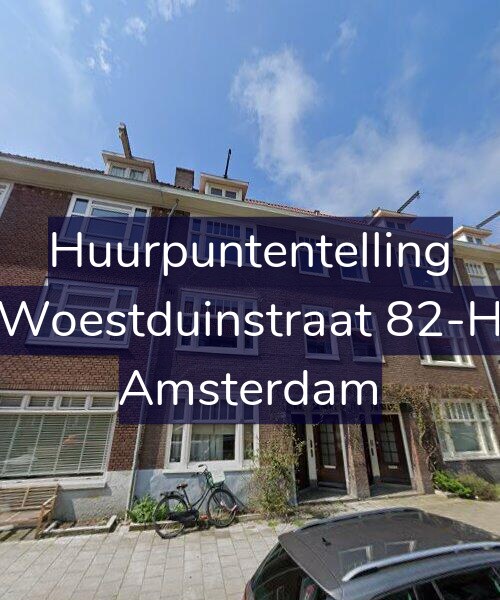 Foto gevel Huurpuntentelling voor Woestduinstraat 82-H, Amsterdam