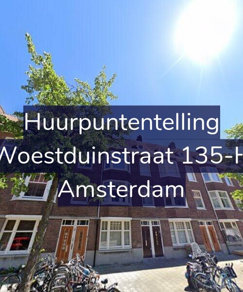 Foto gevel Huurpuntentelling voor Woestduinstraat 135-H, Amsterdam