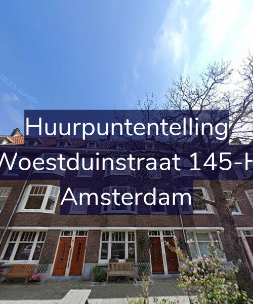 Foto gevel Huurpuntentelling voor Woestduinstraat 145-H, Amsterdam