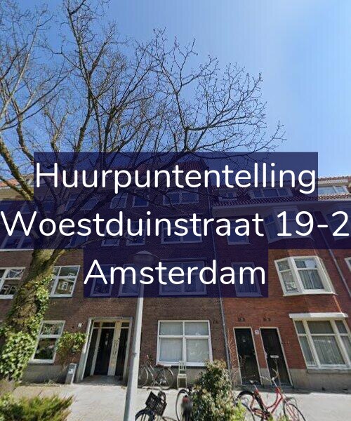 Foto gevel Huurpuntentelling voor Woestduinstraat 19-2, Amsterdam