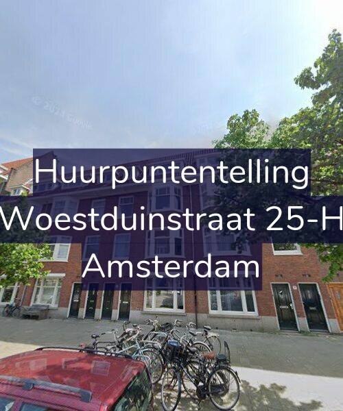Foto gevel Huurpuntentelling voor Woestduinstraat 25-H, Amsterdam